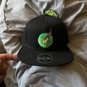 Rick and morty middle finger SnapBack